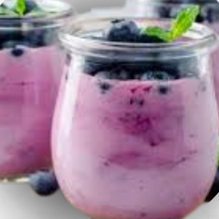 Blueberry Probiotic Yogurt
