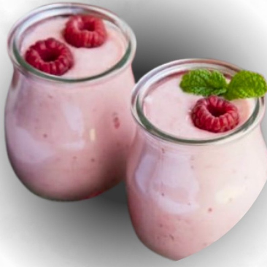 Raspberry Probiotic Yogurt